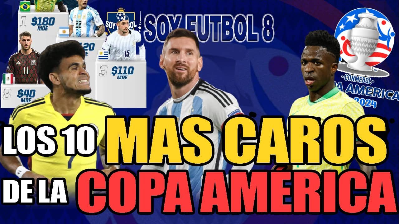 Los jugadores más valiosos de la Copa America