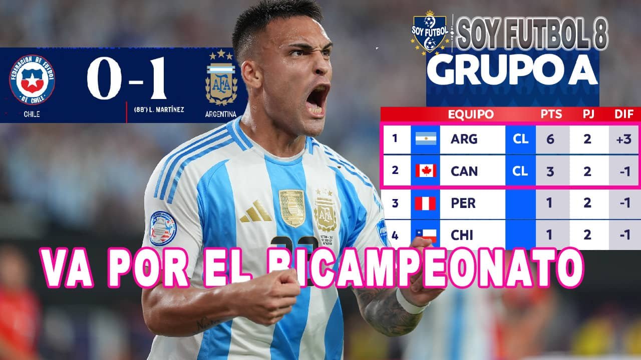 Sufrido triunfo Argentina ante Chile