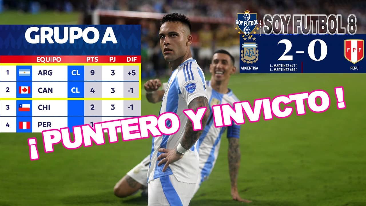 Victoria Argentina ante Perú y avanza