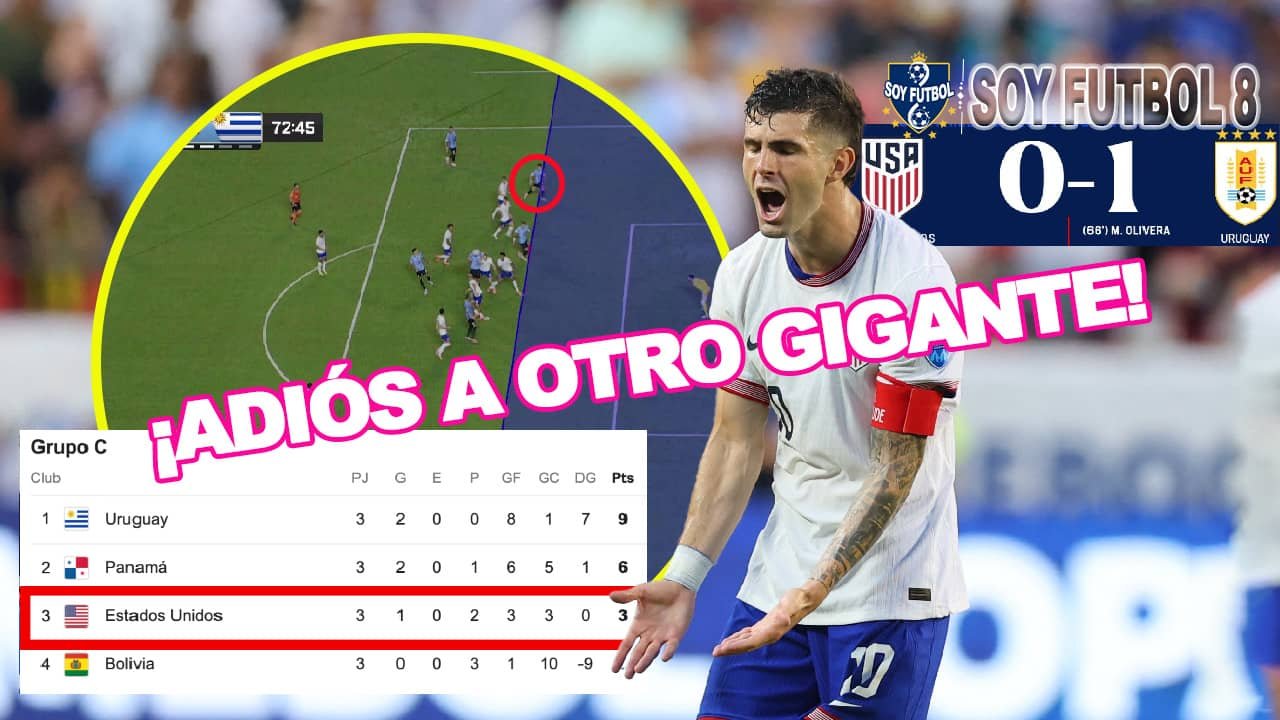 Estados Unidos los grandes de CONCACAF Eliminados