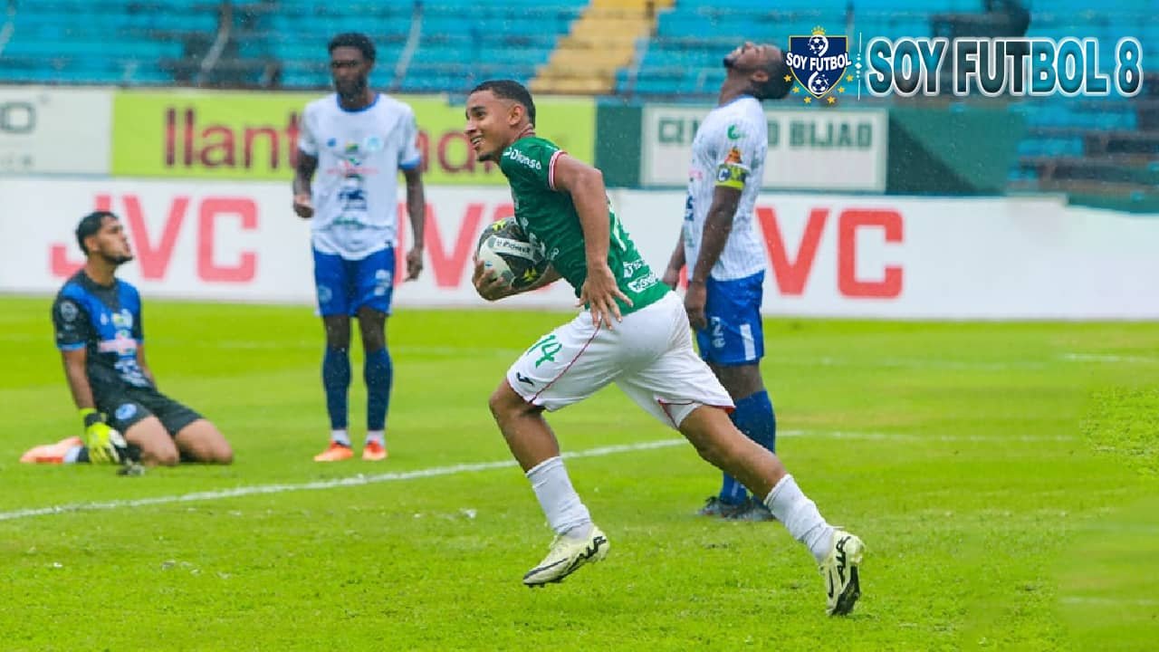 Gol Javier Arriaga que descontó y le brinda esperanzas a Marathon