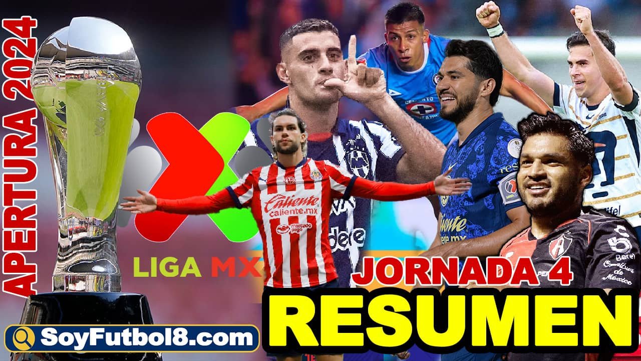 Resumen Jornada 4 Liga MX Apertura 2024