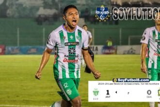 Antigua GFC Vence 1-0 a Guastatoya con Gol de Ardon