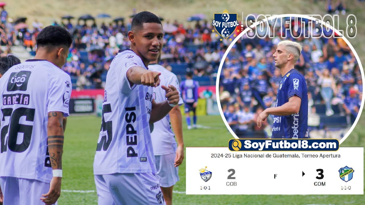 Comunicaciones gana 2-3 a Cobán Imperial Doblete de Lemus