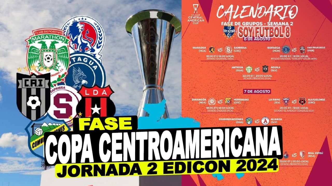 Jornada 2 en la Copa Centroamericana 2024
