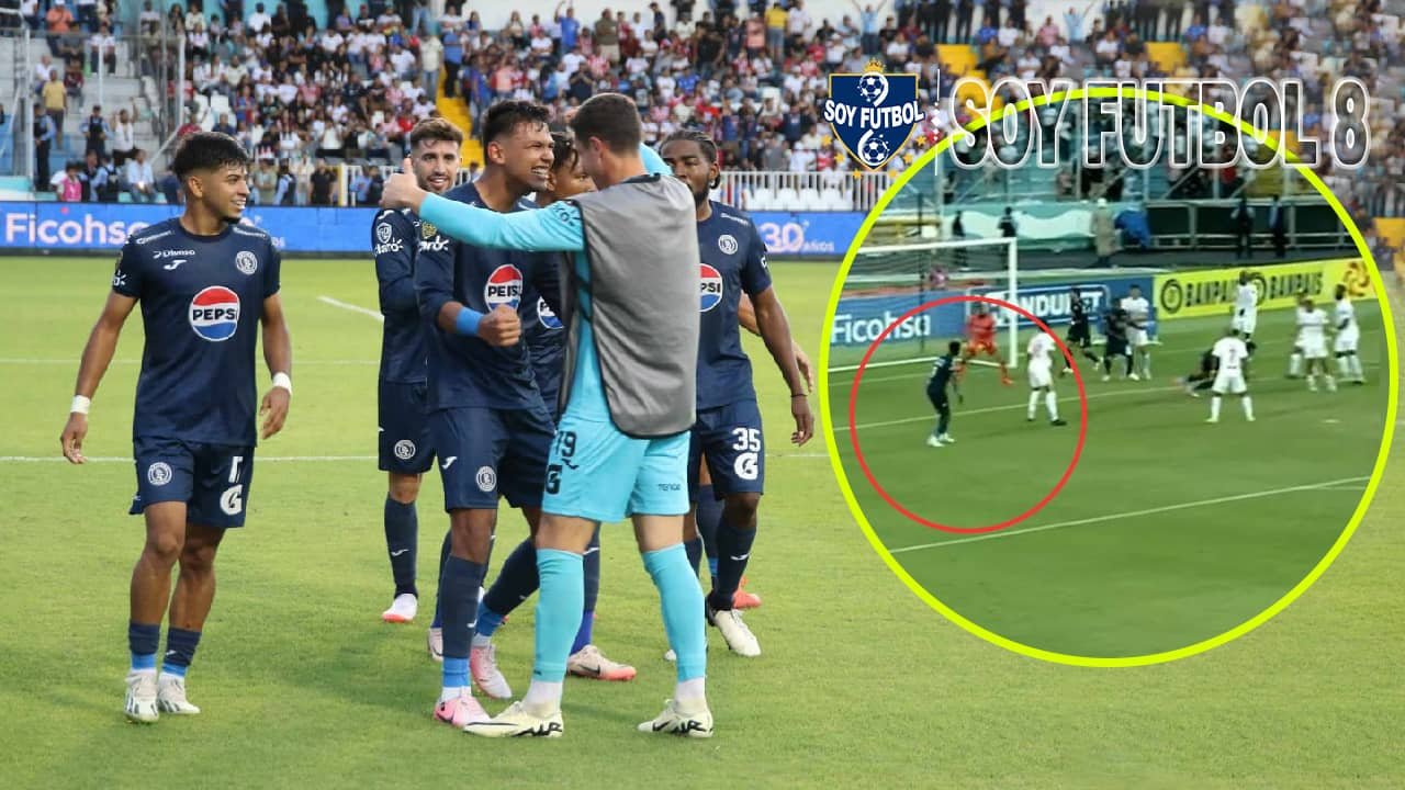 Motagua está venciendo con gol Luis Vega