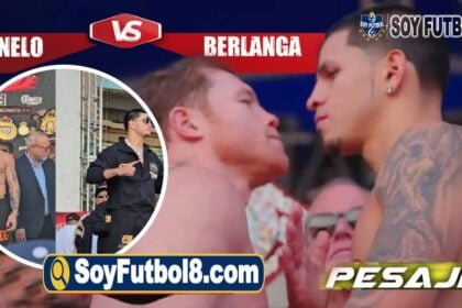 Pesaje Canelo Álvarez vs Berlanga 2024
