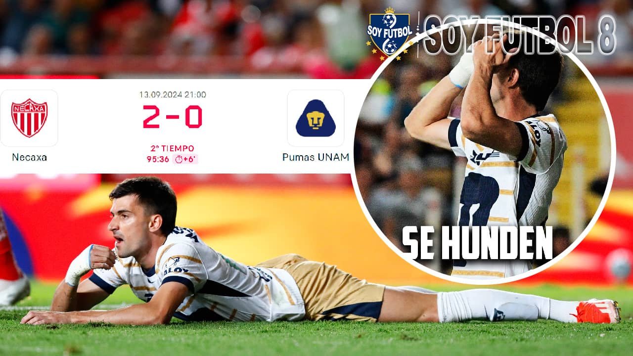 Pumas Sufre Tercera Derrota Consecutiva